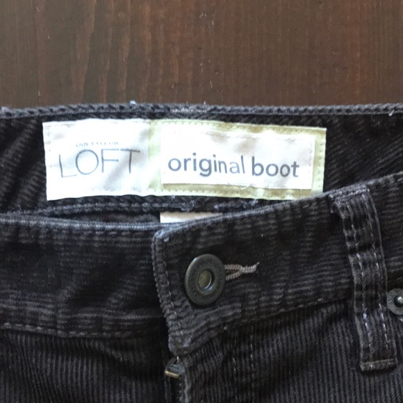 Loft Brown Cords- Size 6 Tall -  Original Boot - Picture 4 of 9